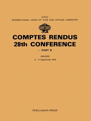 cover image of Comptes Rendus 28th Conference